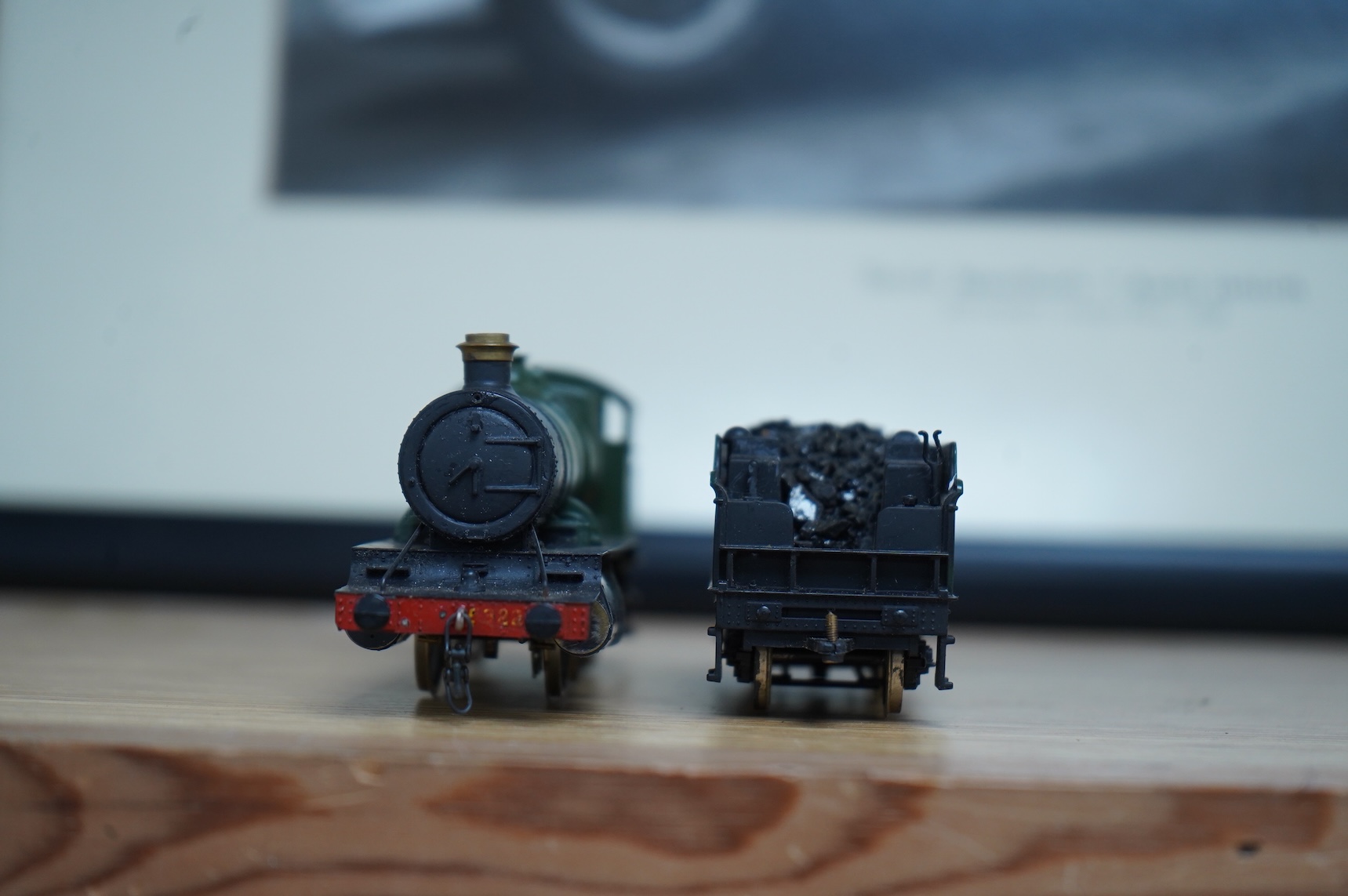 Four scratch/kit built EM gauge brass and white metal Southern Railway Class Q1 0-6-0 locomotives, all in various states of construction